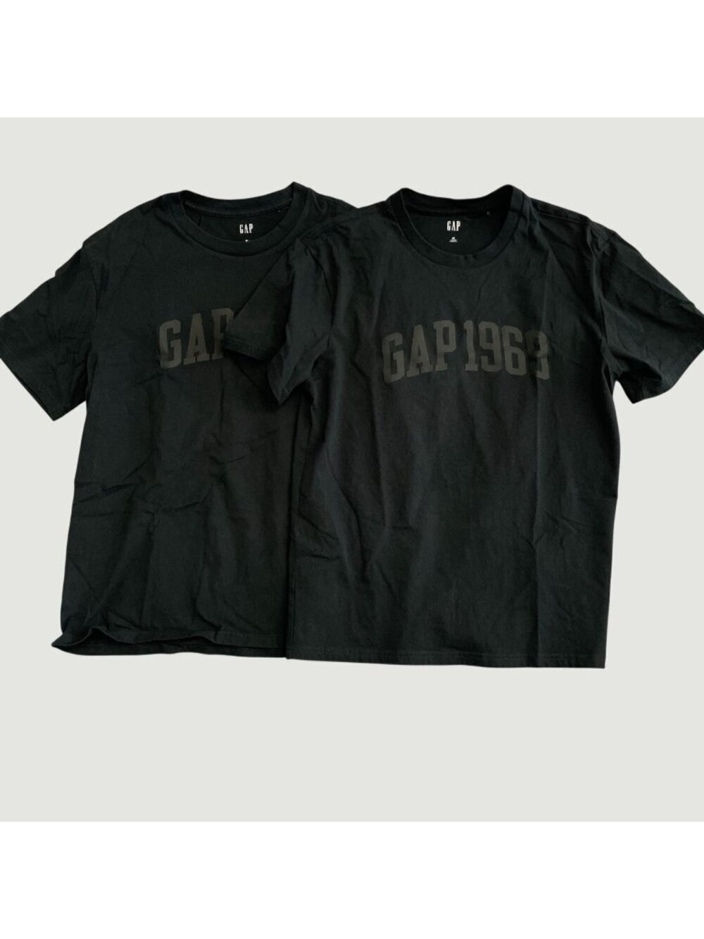 Bundle 2 Gap Men's M Black GAP 1963 Graphic T-Shirts 100% Cotton  H12008